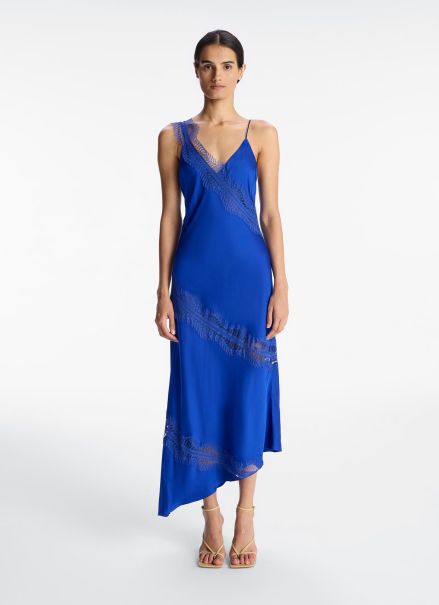 Soleil Lace Midi Dress A.l.c Cyan/Regal Dresses Women