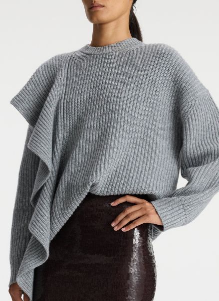 A.l.c Tops Grey Women Mabel Wool Cashmere Sweater