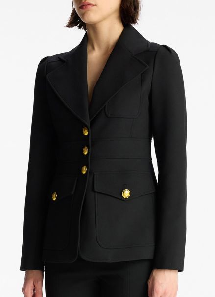 Women A.l.c Jackets & Coats Amelia Tailored Jacket Black