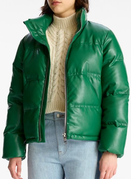 A.l.c Mila Vegan Leather Jacket Women Deep Forest Jackets & Coats