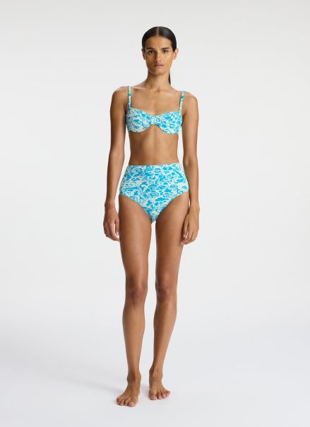 Swim Isla Bikini Bottom Scone/Blue Women A.l.c