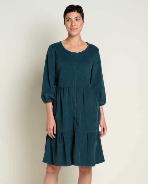 Dresses Outstanding Toad & Co Midnight Women Scouter Cord Tiered Dress