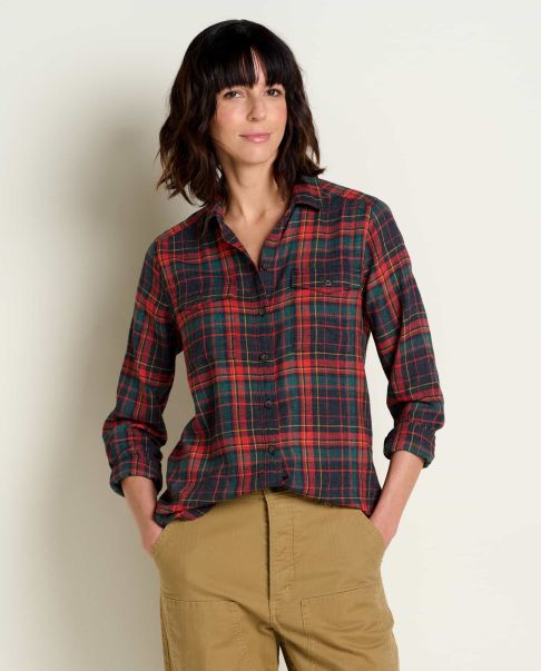 Tops & T-Shirts Toad & Co Black Cheap Re-Form Flannel Shirt Women
