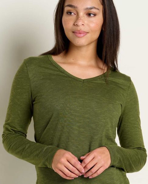 Chive Marley Ii Long Sleeve Tee Energy-Efficient Tops & T-Shirts Women Toad & Co