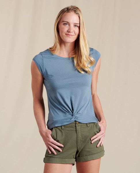 Anza Short Sleeve Shirt High Tide Tops & T-Shirts Rare Toad & Co Women