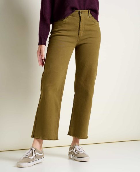 Durable Women Pants Balsam Seeded Cutoff Pant Toad & Co Fir