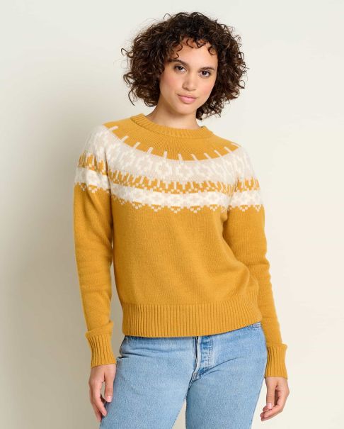 Acorn Natural Women's Cazadero Crew Sweater Women Toad & Co Sweaters