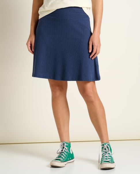Women Skirts & Skorts Chaka Cable Rib Skirt Specialized Toad & Co True Navy