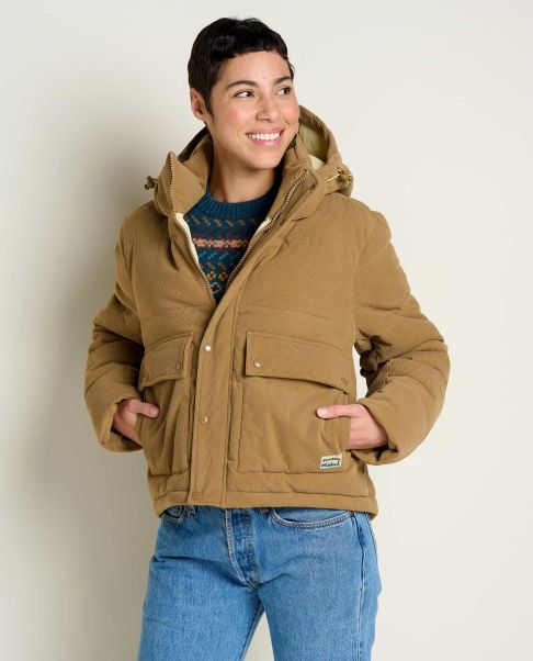 Women Trendy Jackets & Layers Toad & Co Honey Brown Cord Spruce Wood Jacket