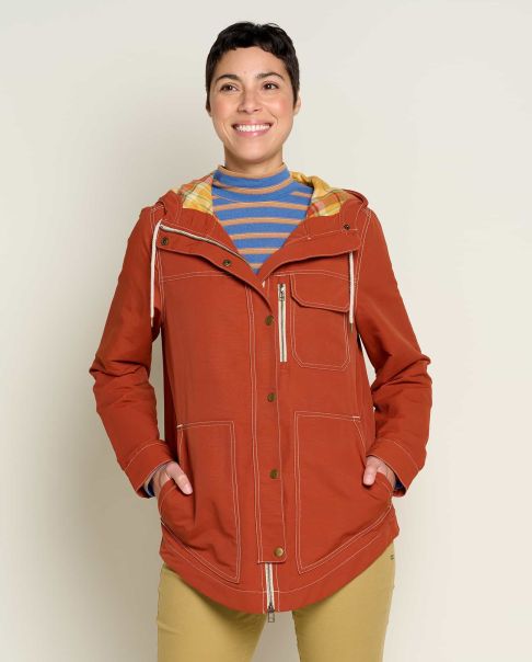 Toad & Co Jackets & Layers Lowest Price Guarantee Cinnamon Women Women's Forester Pass Parka