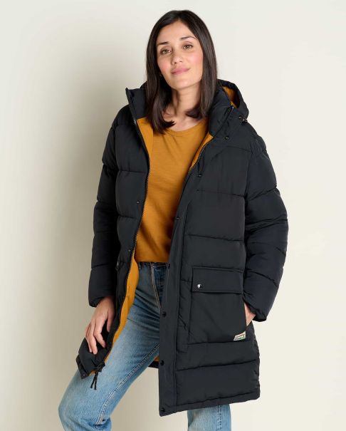 Spruce Wood Parka Contemporary Jackets & Layers Toad & Co Women Black