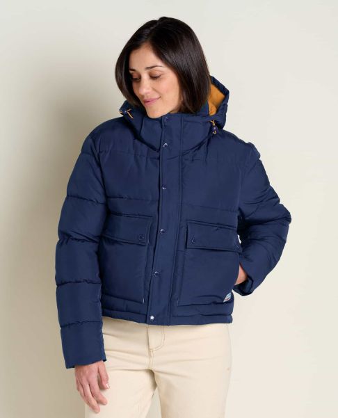 Toad & Co Women True Navy Stylish Jackets & Layers Spruce Wood Jacket