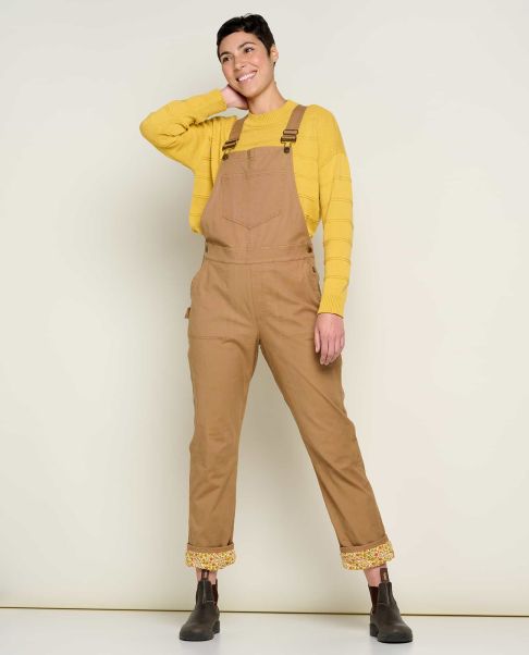 Women Tabac Ii Bramble Flannel Lined Overall Versatile Jumpsuits & Overalls Toad & Co