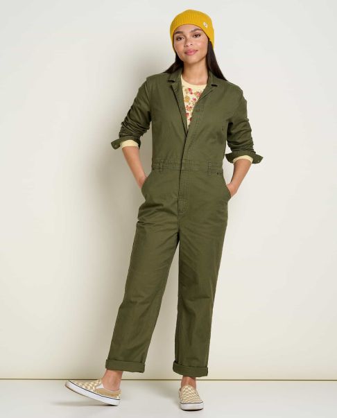 Women Jumpsuits & Overalls Olive Last Chance Juniper Coverall Toad & Co