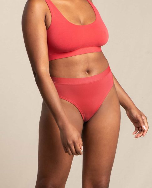 Toad & Co Women Unbeatable Price Underwear & Accessories Lingonberry High Rise Bikini