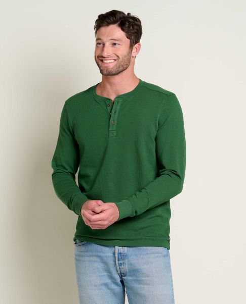 Embody Men's Ponderosa Long Sleeve Henley Pasture Shirts Toad & Co Men