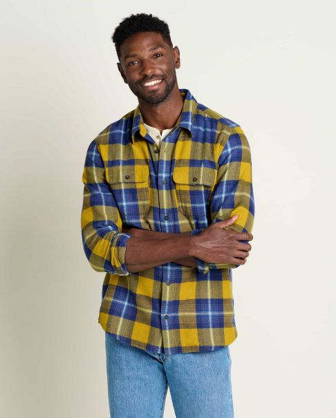 Sustainable Toad & Co Shirts Men Pike Creekwater Flannel Shirt