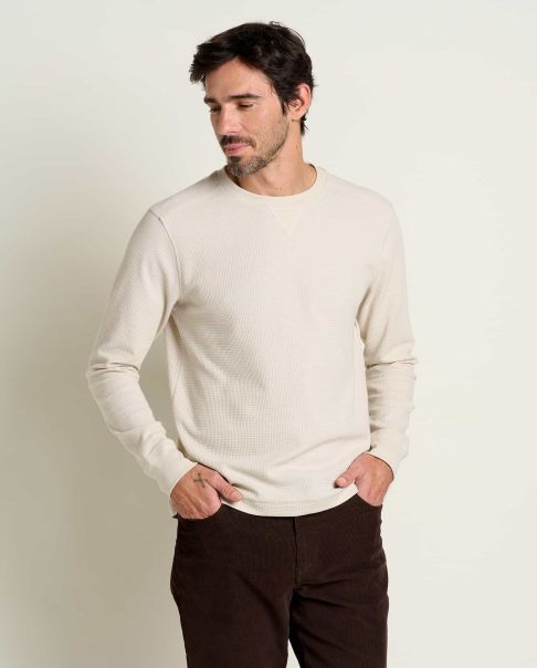 Uncompromising T-Shirts Toad & Co Men Framer Ii Long Sleeve Crew Oatmeal