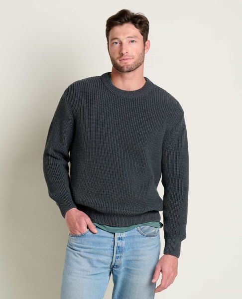 Men Craft Butte Crew Sweater Toad & Co Sweaters Soot