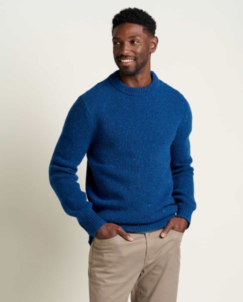 Men's Wilde Crew Sweater Sweaters True Navy Men Toad & Co Limited